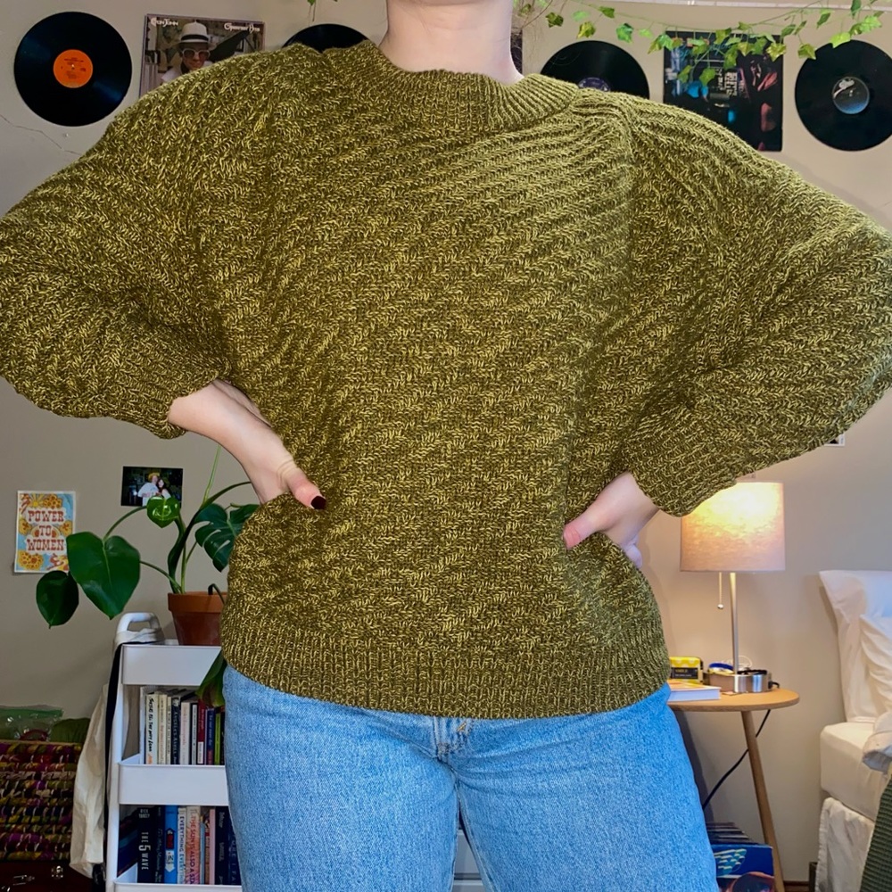 Target Green Knit Sweater